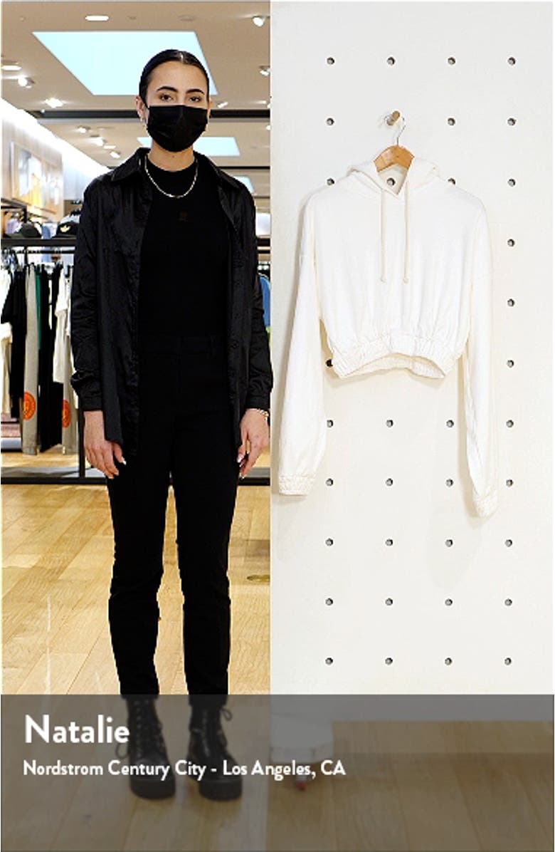 Smocked Crop Hoodie, sales video thumbnail