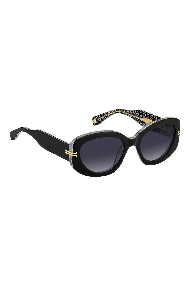 56mm Gradient Rectangular Sunglasses, Alternate, color, 0TAY-9O