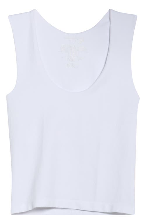 Free People Clean Lines Seamless Muscle Fit Camisole In White
