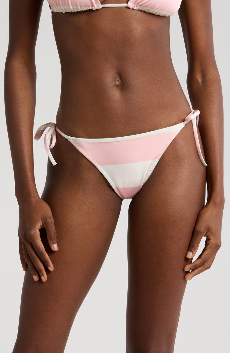 Solid & Striped The Iris Reversible Side Tie Bikini Bottoms, Main, color, Gelato Stripe
