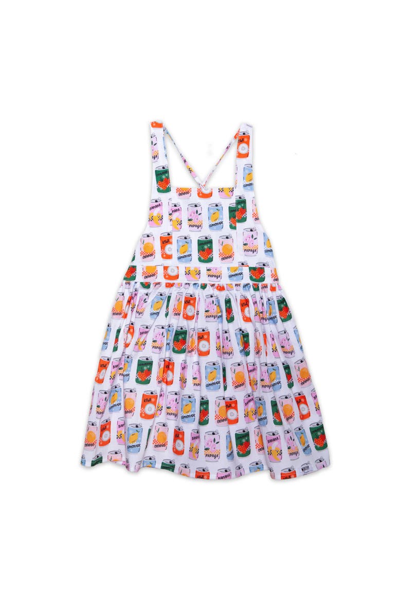 WORTHY THREADS Girls Tie Back Dress, Main, color, Soda Pop