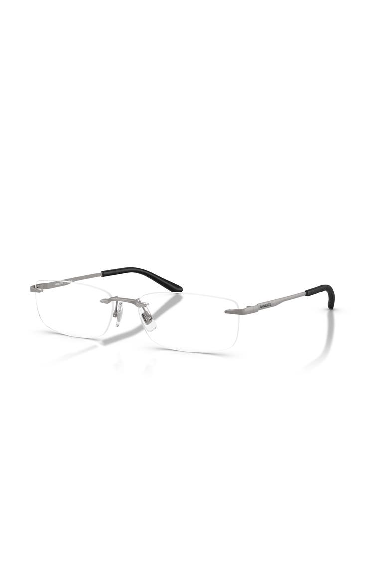 58mm Rectangle optical glasses, Main, color, Grey