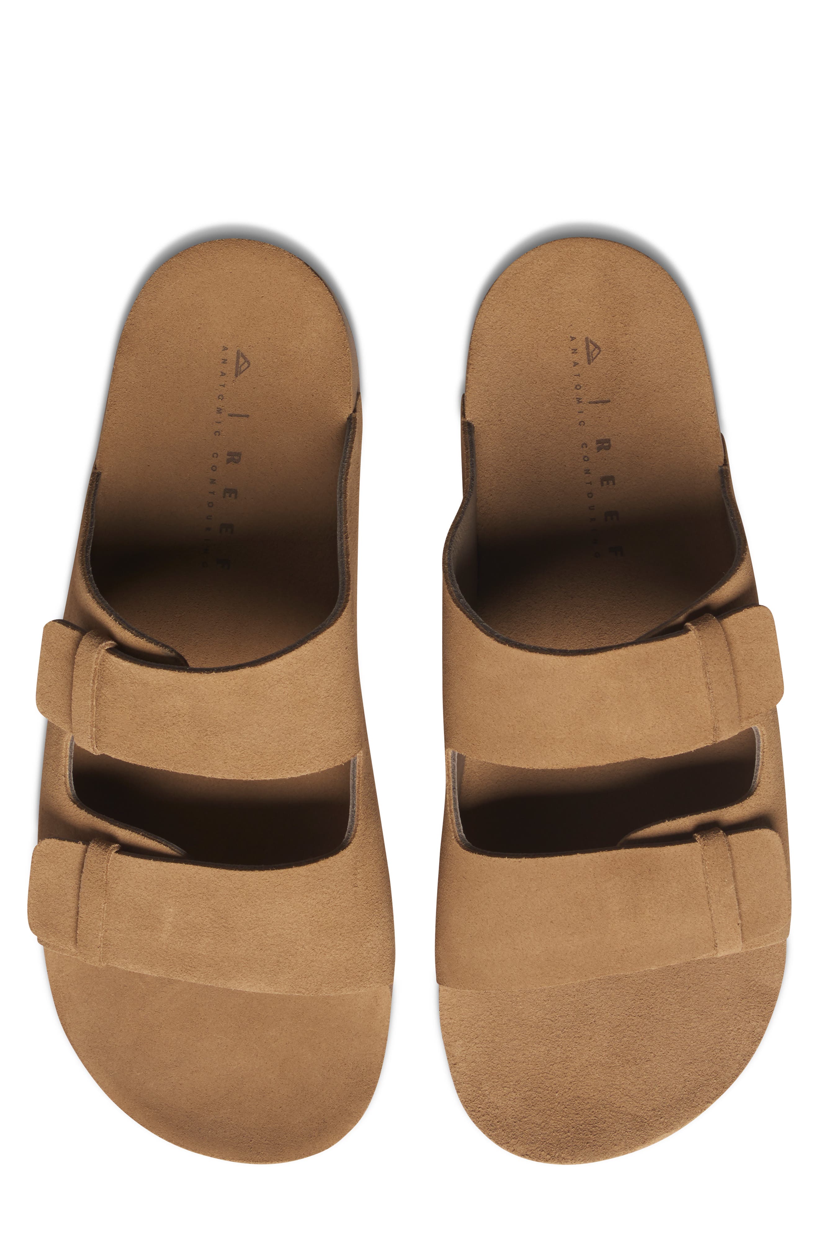 Reef Ojai Two-Bar Slide Sandal, Alternate, color, Tan