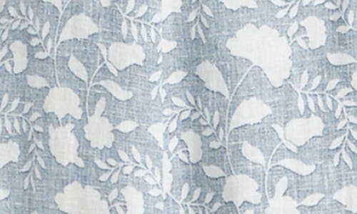 Faherty Havana Floral Linen Blend Maxi Dress