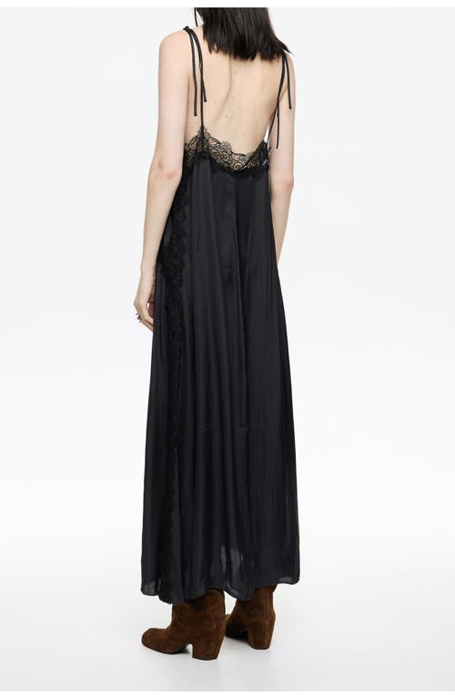 Bimba Y Lola Fluid Lace Dress In Blue