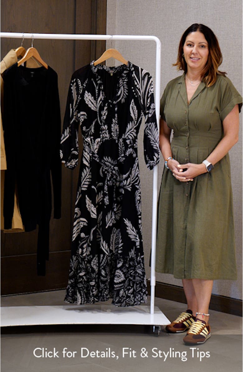 Balloon Sleeves Maxi Dress, sales video thumbnail