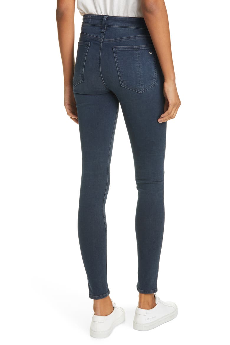 Cate High Waist Skinny Jeans, Alternate, color, TIGER LILY