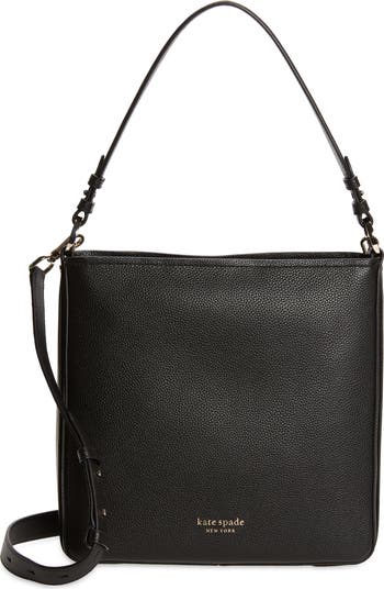 hudson pebble leather large hobo bag