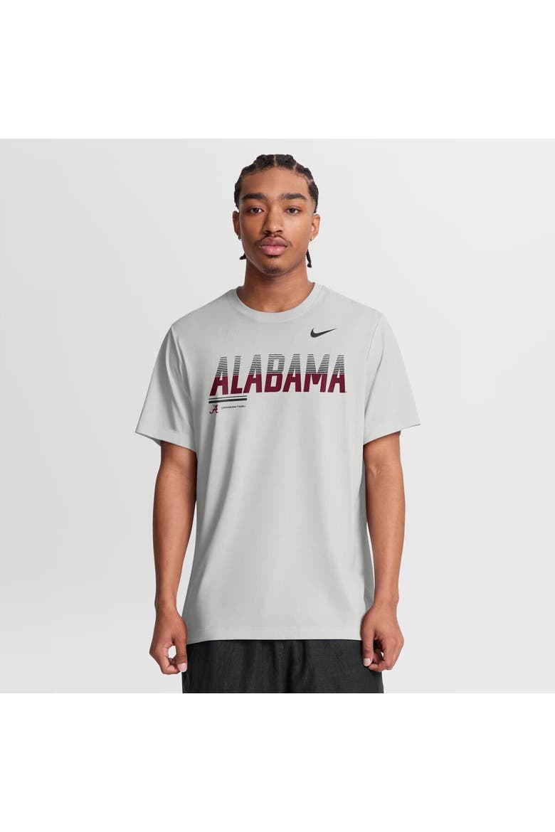 Men's Nike Gray Alabama Crimson Tide Sideline Legend Dri-FIT T-Shirt, Main, color, Gray