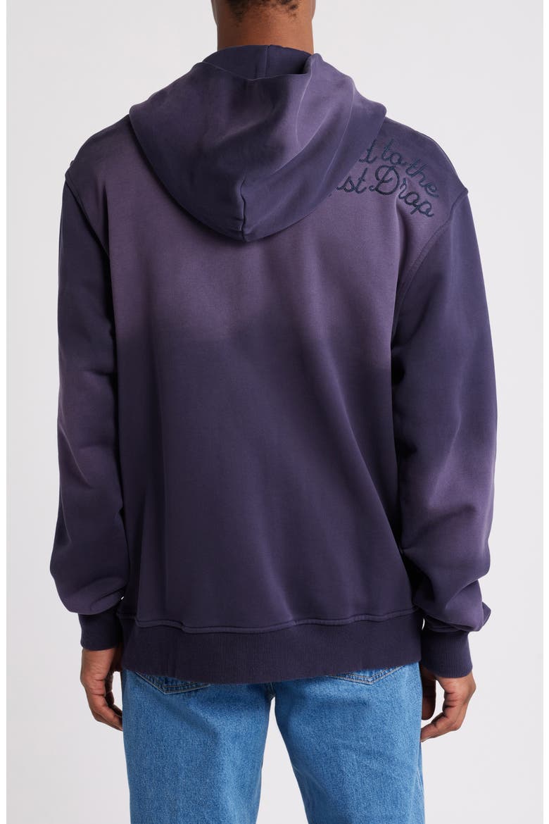 Rig Logo Patch Cotton French Terry Zip Hoodie, Alternate, color, VINTAGE NAVY