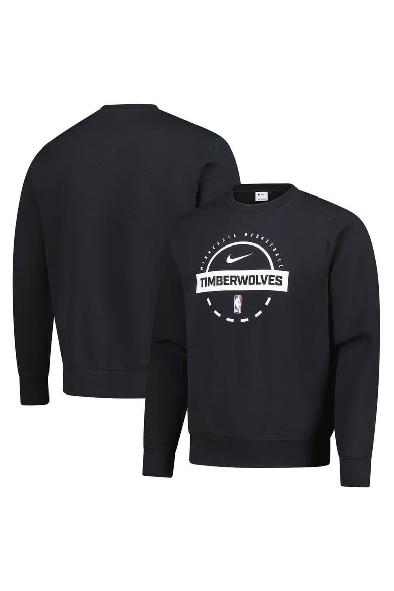 Men's Nike  Black Minnesota Timberwolves 2025/26 Authentic Practice Club Sweatshirt, Main, color, Black