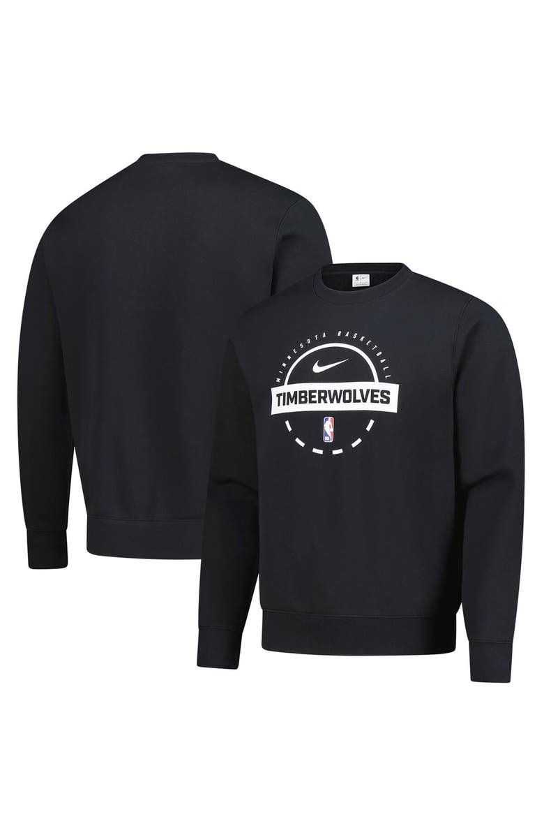 Nike Men's Nike  Black Minnesota Timberwolves 2025/26 Authentic Practice Club Sweatshirt, Main, color, Black