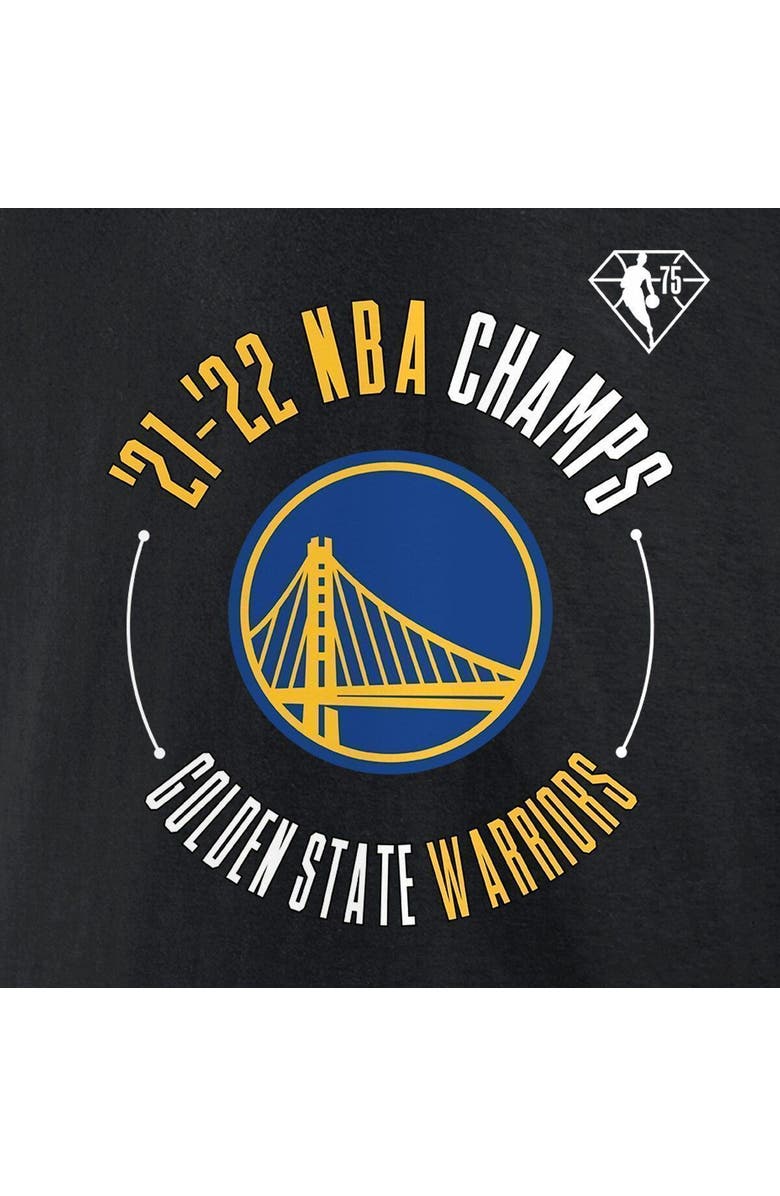 FANATICS Men's Fanatics Branded Black Golden State Warriors 2022 NBA Finals Champions Drive List Roster T-Shirt, Alternate, color, 