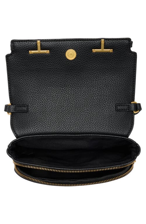 Tahari Landis Leather Crossbody Bag In Black