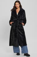 GUESS Ada Faux Fur Long Coat