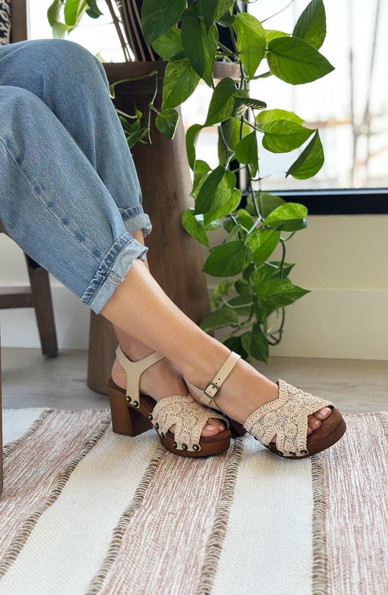 Seychelles Ravenna Ankle Strap Platform Sandal, Alternate, color, Natural