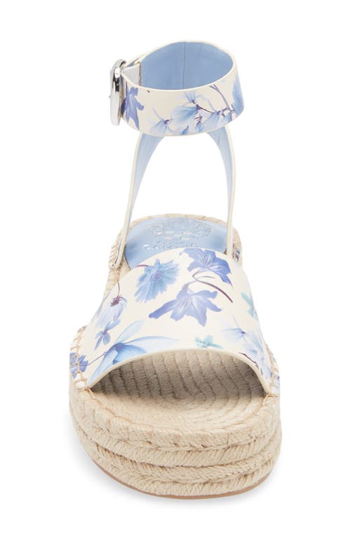 Vince Camuto Darna Ankle Strap Platform Sandal In Blue