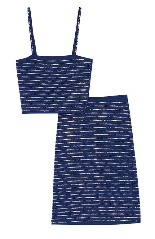 Theme Franki Studded Top And Skirt Set