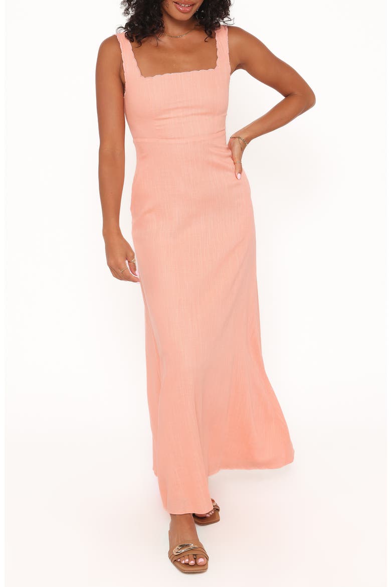 Amalie Maxi Dress, Main, color, PASTEL PEACH