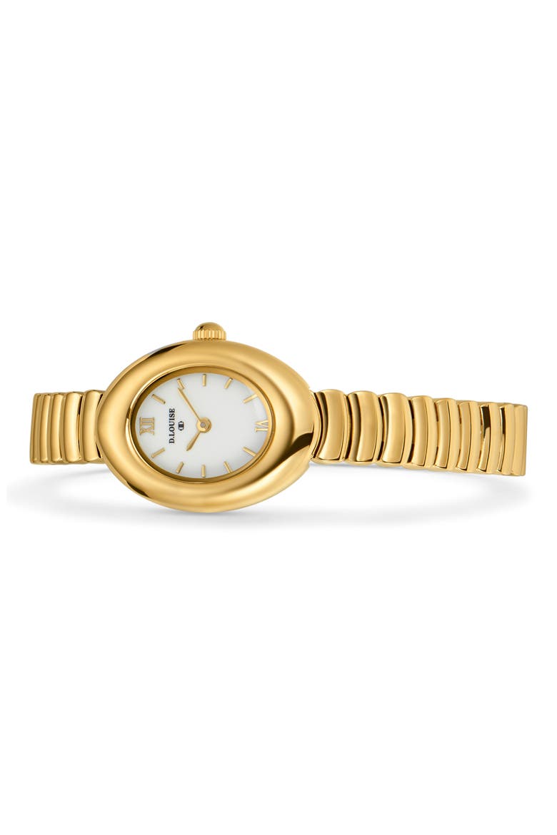 Classic Gold Oval Bracelet Watch, Alternate, color, GOLD