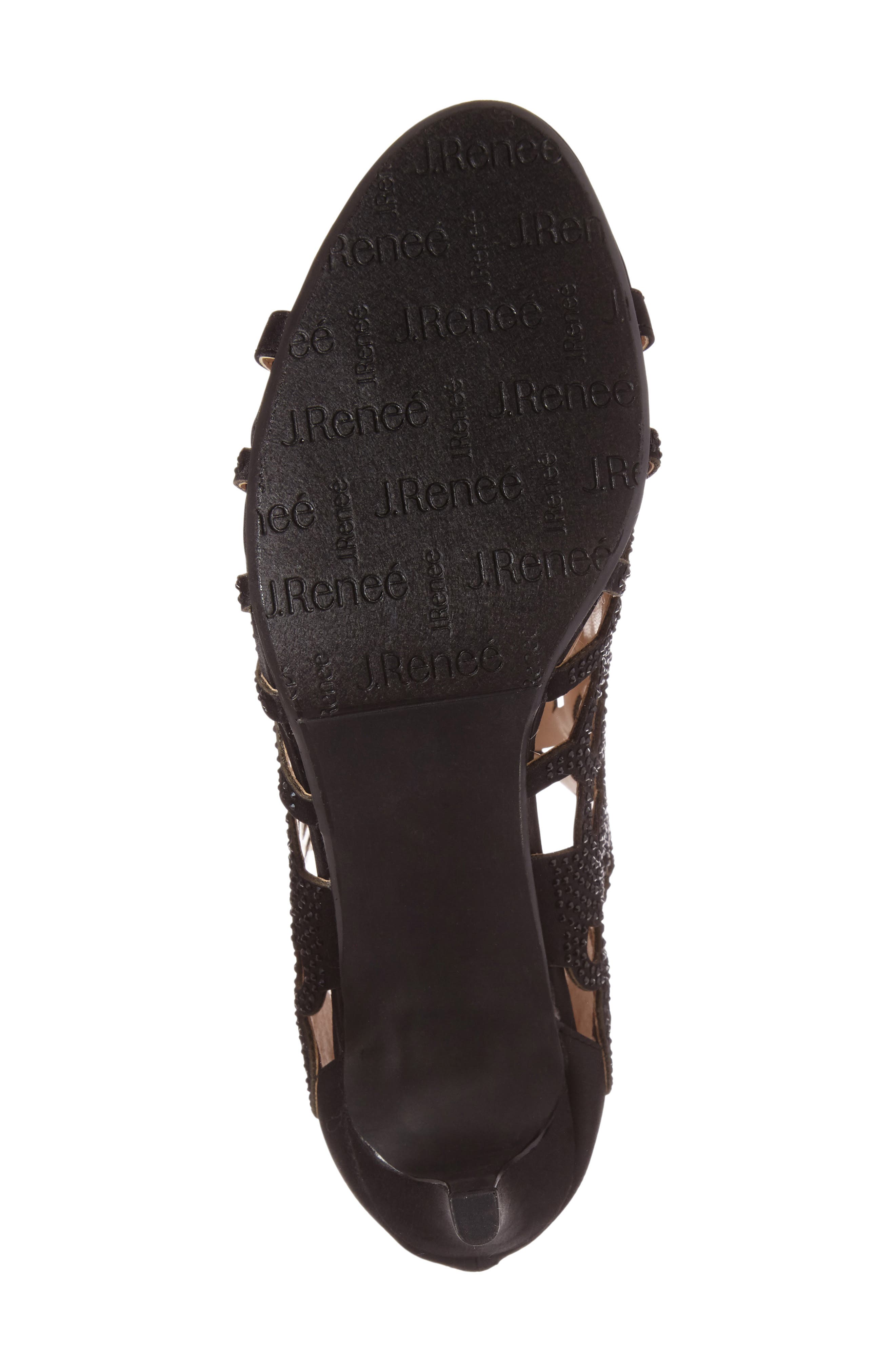 McWayfalls Peep Cutout Bootie, Alternate, color, BLACK SATIN