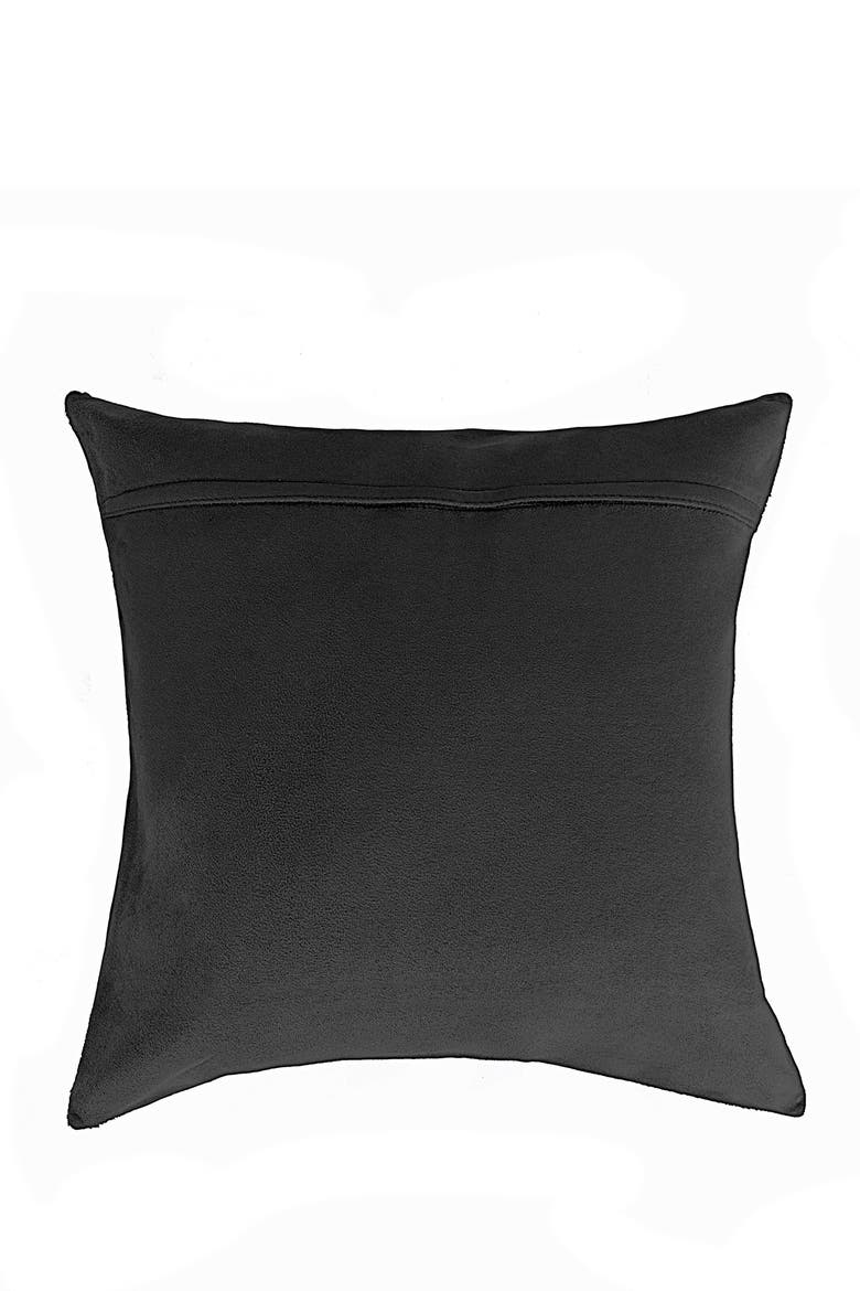 Torino Kobe Cowhide Pillow - Set of 2 - 18"x18" - Black/White, Alternate, color, S/P BLACK / WHITE