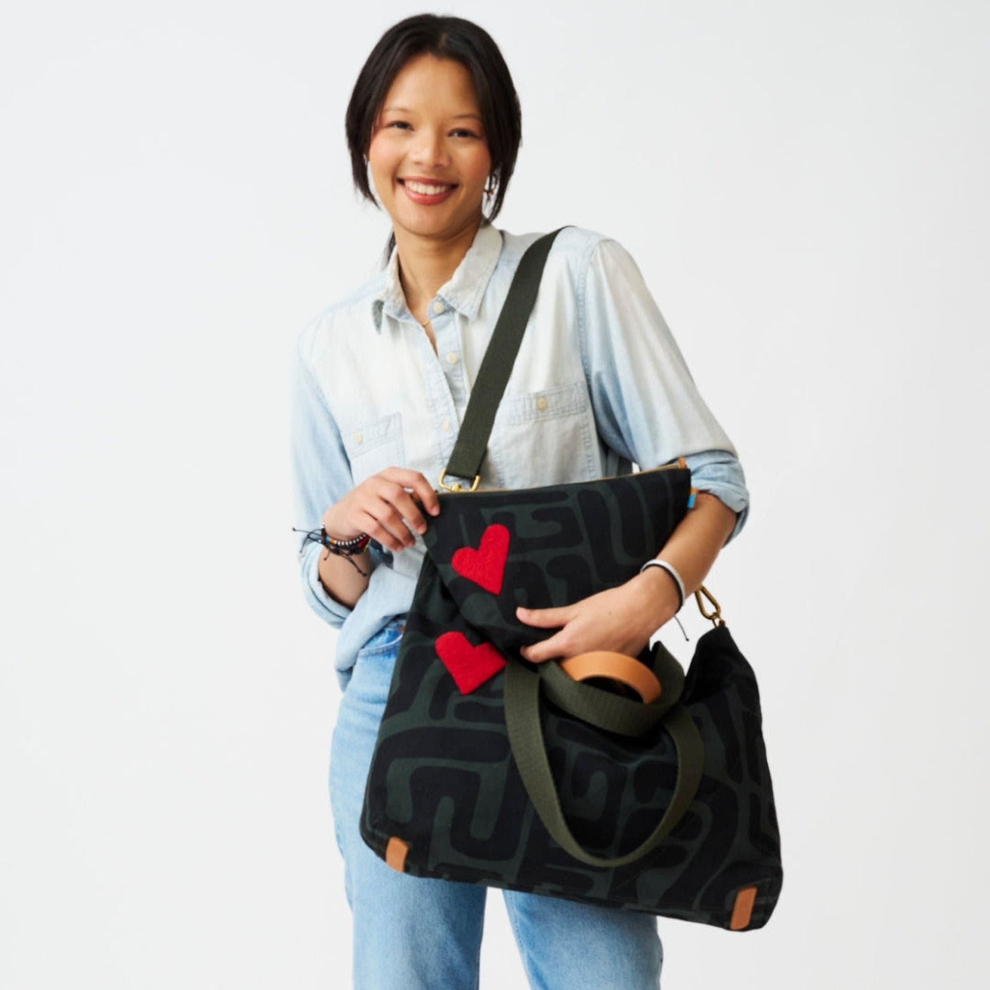 Ubuntu Life Carryall Safari Kuba Bundle, Alternate, color, Safari Kuba
