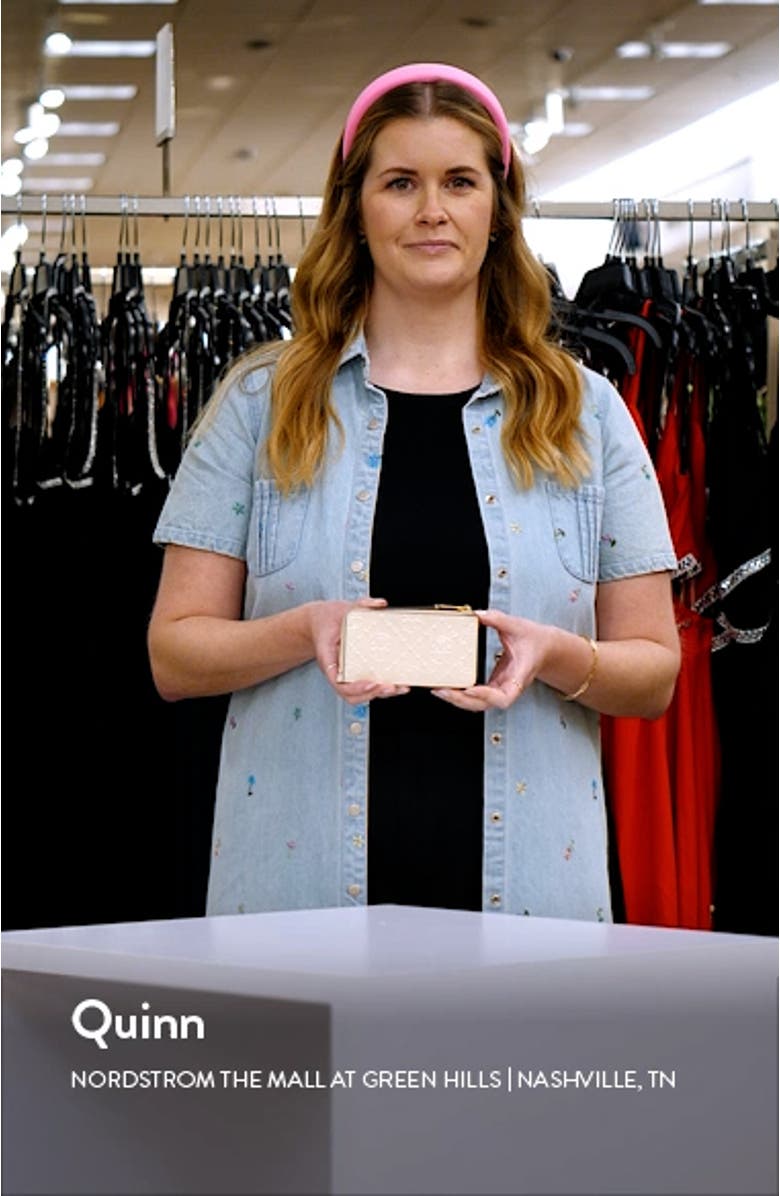 T-Monogram Embossed Zip Wallet, sales video thumbnail