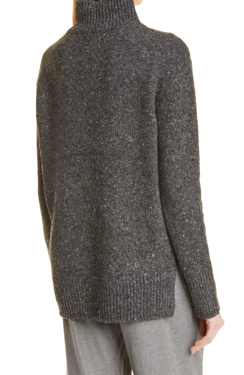 Vince Donegal Wool & Alpaca Blend Turtleneck Sweater, Alternate, color,