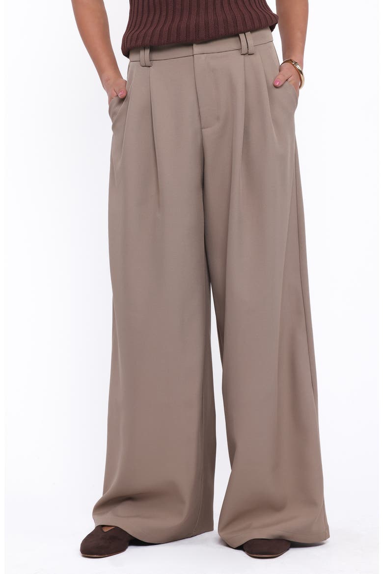 Kathryn Wide Leg Pants, Main, color, BEIGE