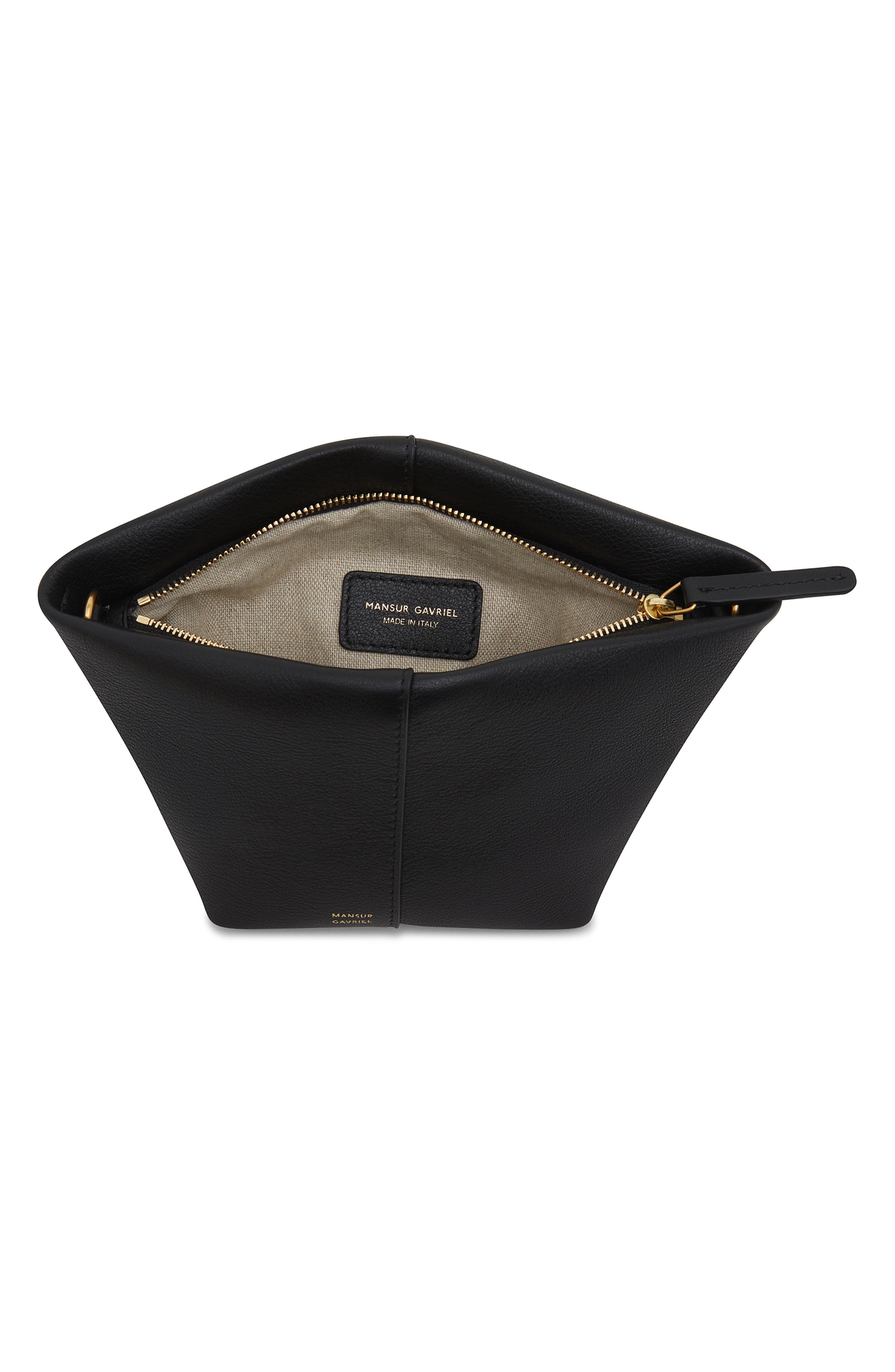Mansur Gavriel Mini Tulipano Leather Crossbody Bag, Alternate, color, 