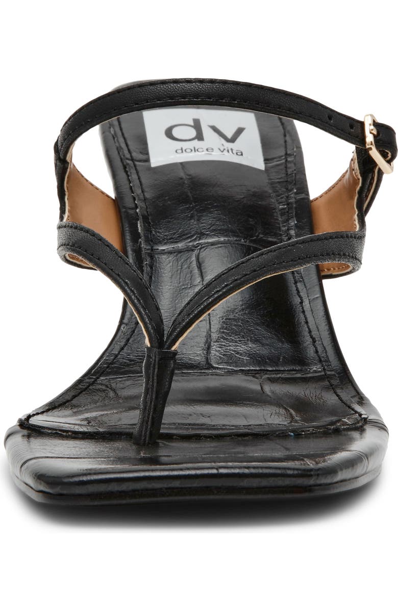 DV by Dolce Vita Lisette Block Heel Slide Sandal, Alternate, color, Black