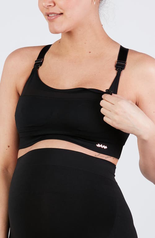 Cache Coeur Woma maternity and nursing sports bra in Black 