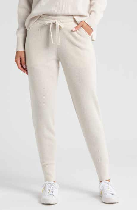 Zella Wool & Cashmere Knit Joggers