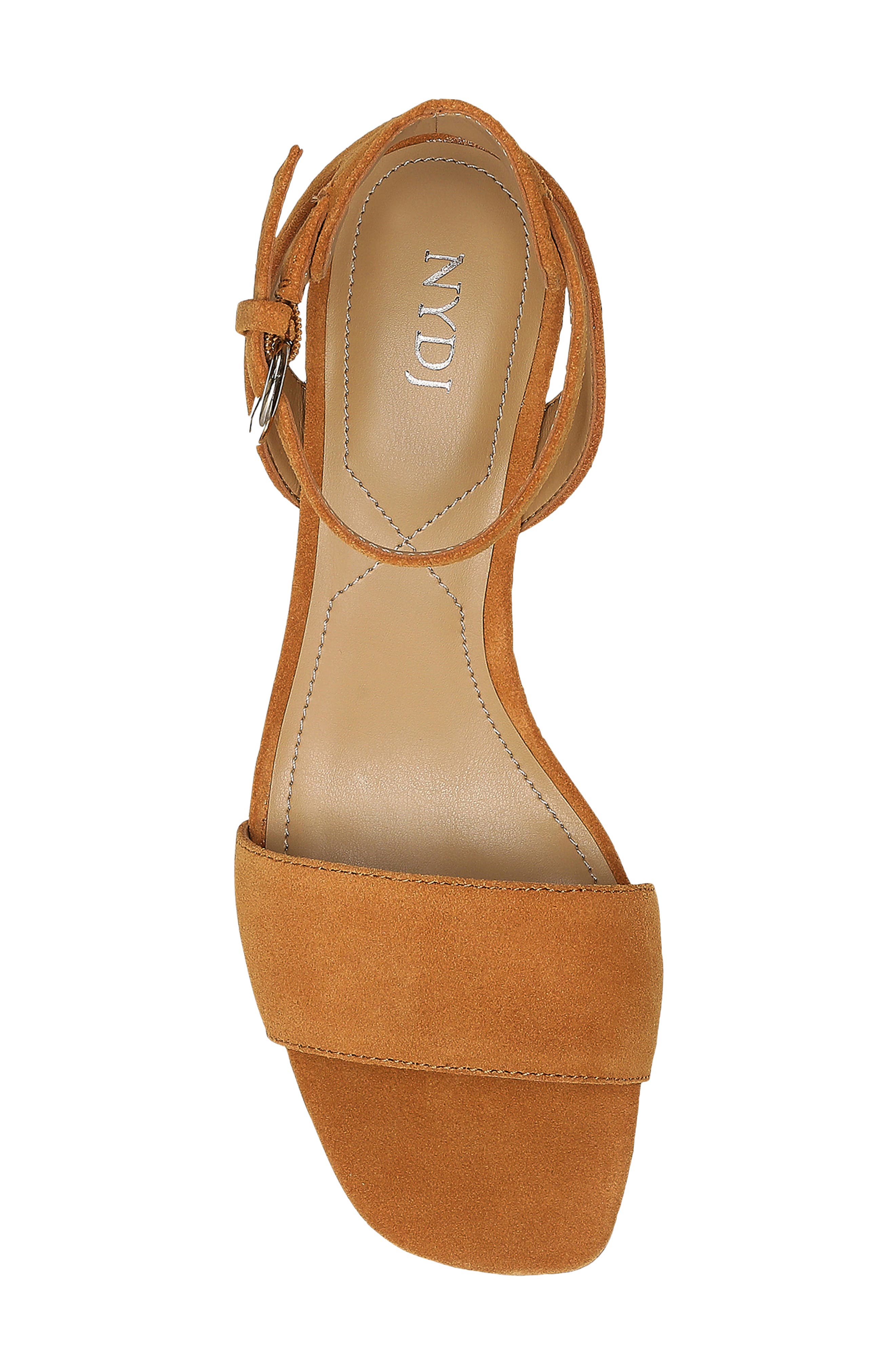 NYDJ Georgia Ankle Strap Sandal, Alternate, color, 