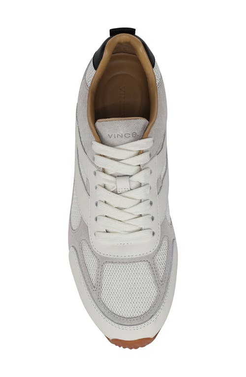 Vince Mojave Trainer Sneaker In Milk/horchata/black
