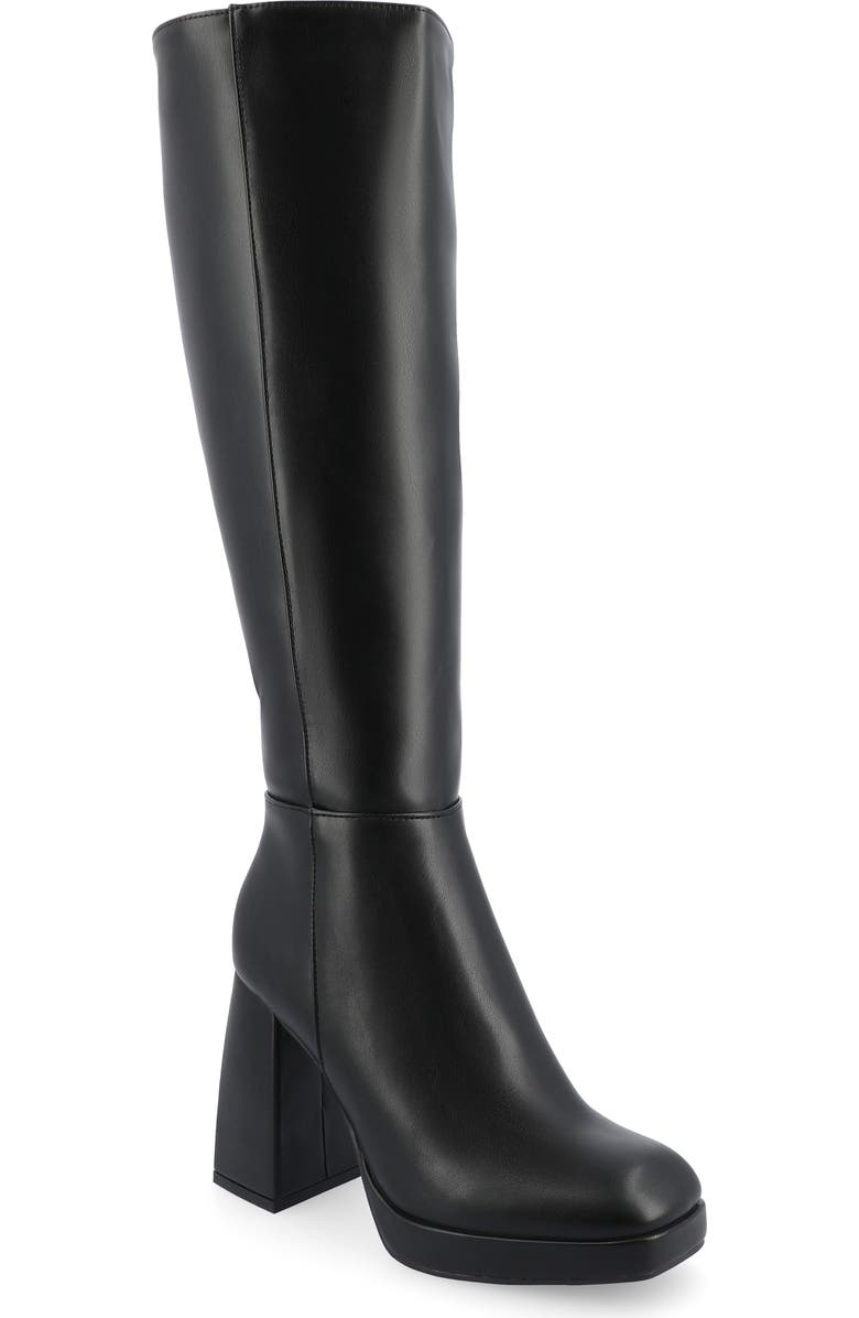 Journee Collection Mylah Block Heel Boot, Main, color,