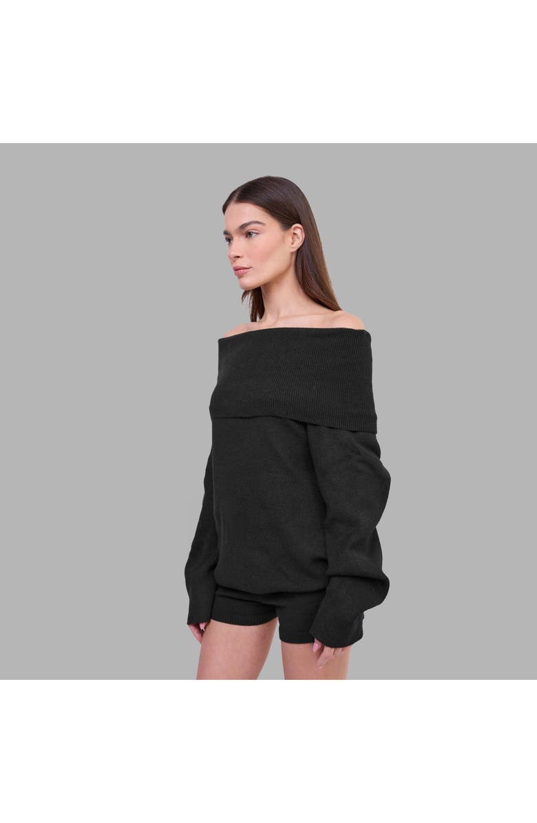 Blvck Paris Blvck Off Shoulder Top, Alternate, color, 