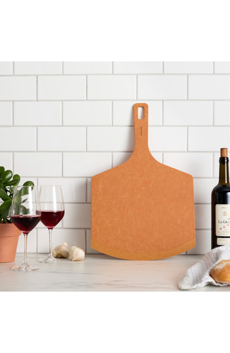 ZWILLING BBQ 2-Piece Plant-Fiber Wood Pizza Peel & Cutter Set, Alternate, color, Natural