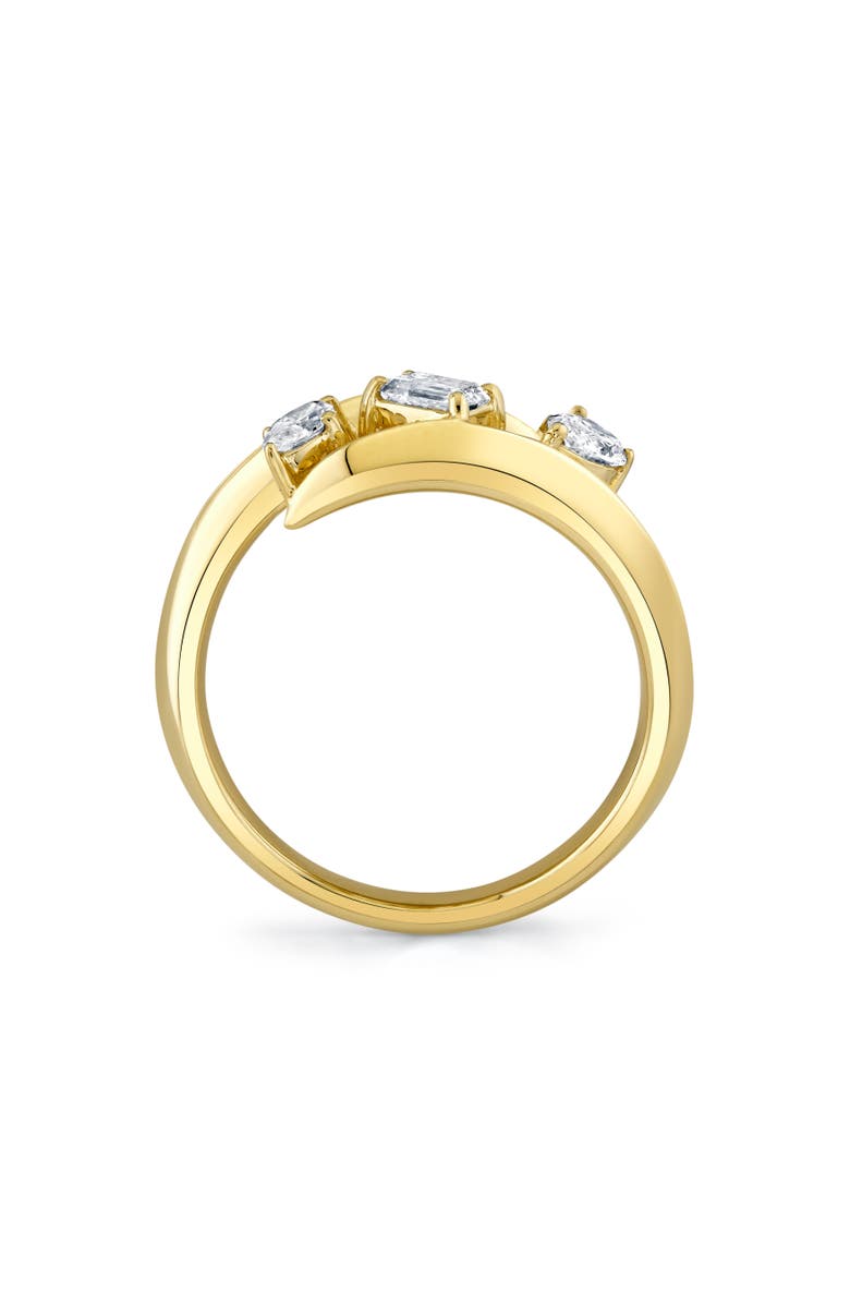 Michael M Montage Knife-Edge Bypass Ring, Alternate, color, Yellow Gold