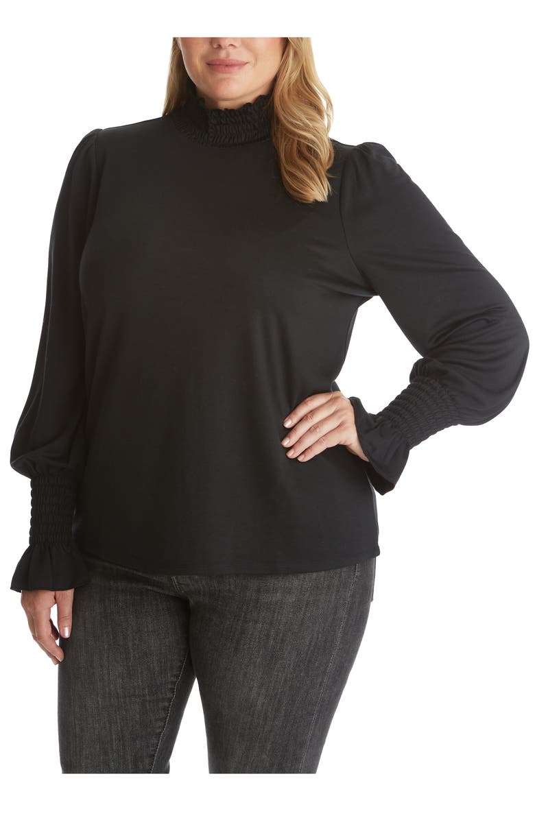 Adyson Parker Smocked Turtleneck Top, Main, color, 