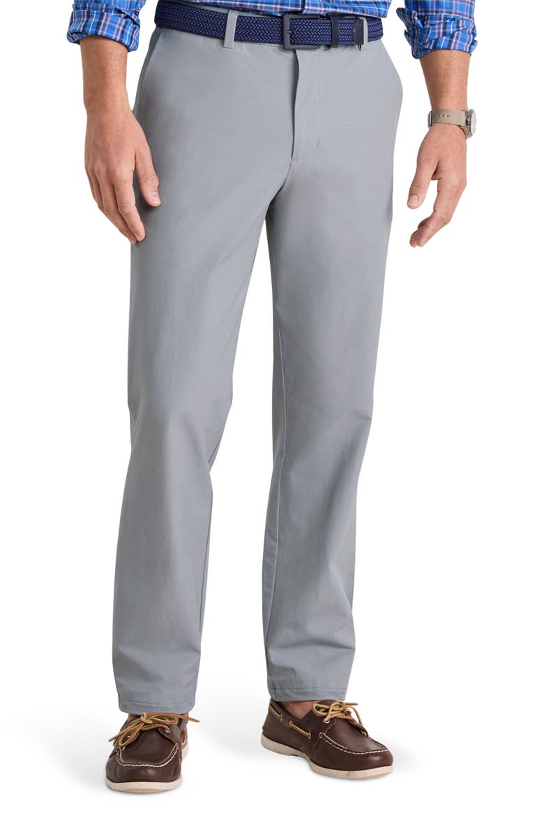 On-The-Go Straight Leg Performance Pants, Main, color, ULTIMATE GRAY