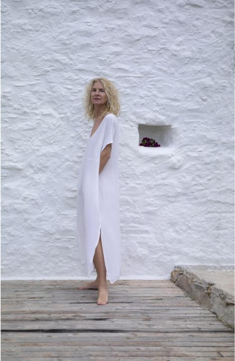 loom.ist Sile Classic Caftan, Alternate, color, Off White