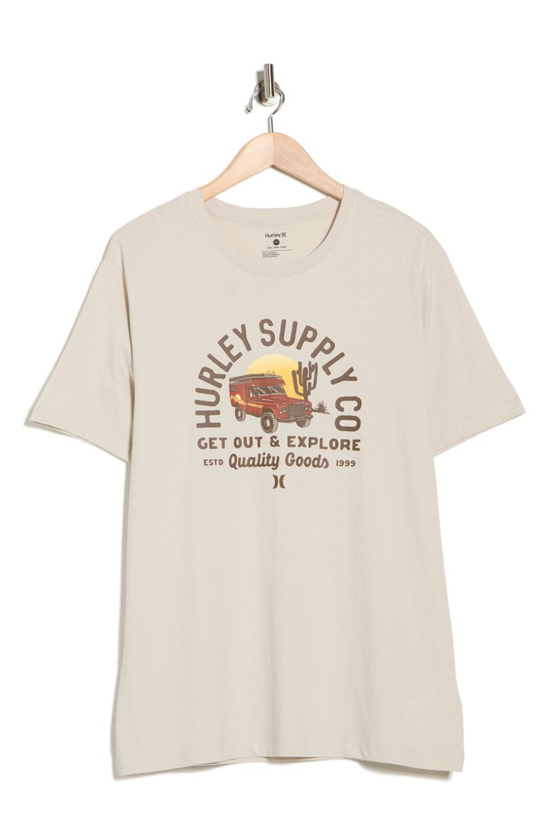 Deserted Graphic T-Shirt, Alternate, color, BONE