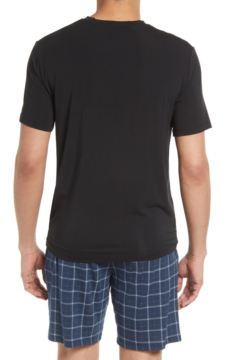 Second Skin Pocket Sleep T-Shirt, Alternate, color, BLACK
