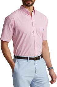 Polo Ralph Lauren Big & Tall Seersucker Stripe Sport Shirt