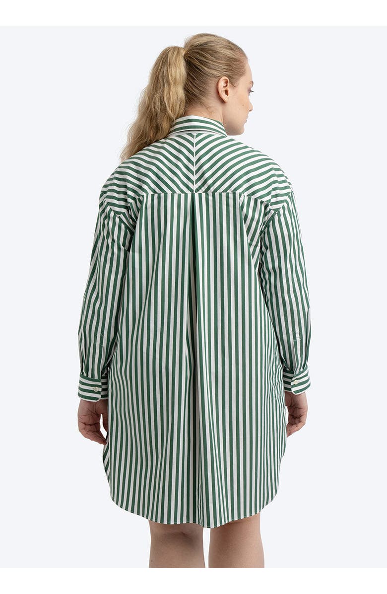 SEE ROSE GO , Alternate, color, Palm Green Stripe