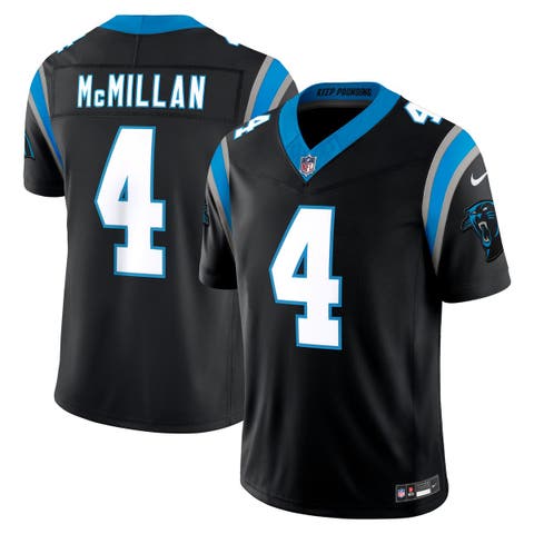 Men's Nike Tetairoa McMillan Black Carolina Panthers Team Vapor F.U.S.E. Stitched Limited Jersey