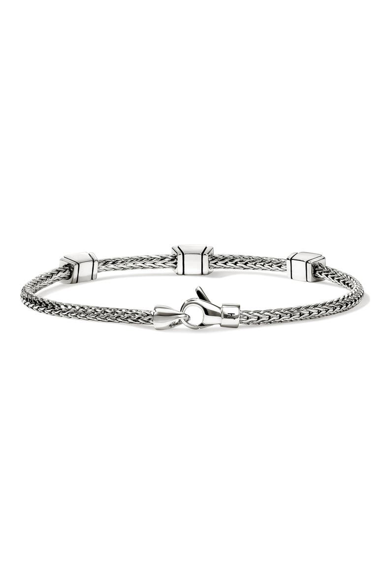 Icon Stud Bracelet, Alternate, color, SILVER AND GOLD