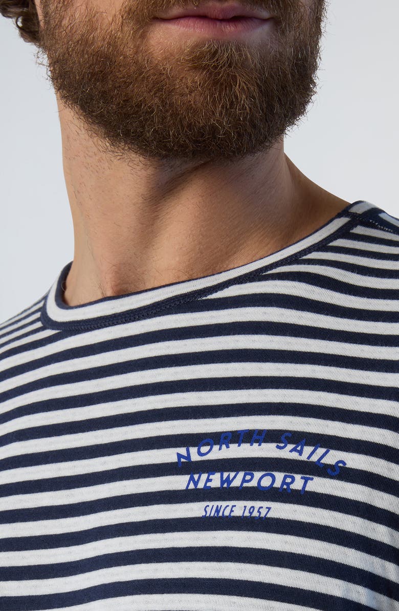 NORTH SAILS Reversible Stripe Long Sleeve T-Shirt, Alternate, color,